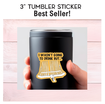 3" Tumbler Horse Sticker / Drink ~ Pitchfork / WATERPROOF